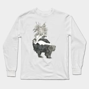 Skunk Painting Long Sleeve T-Shirt